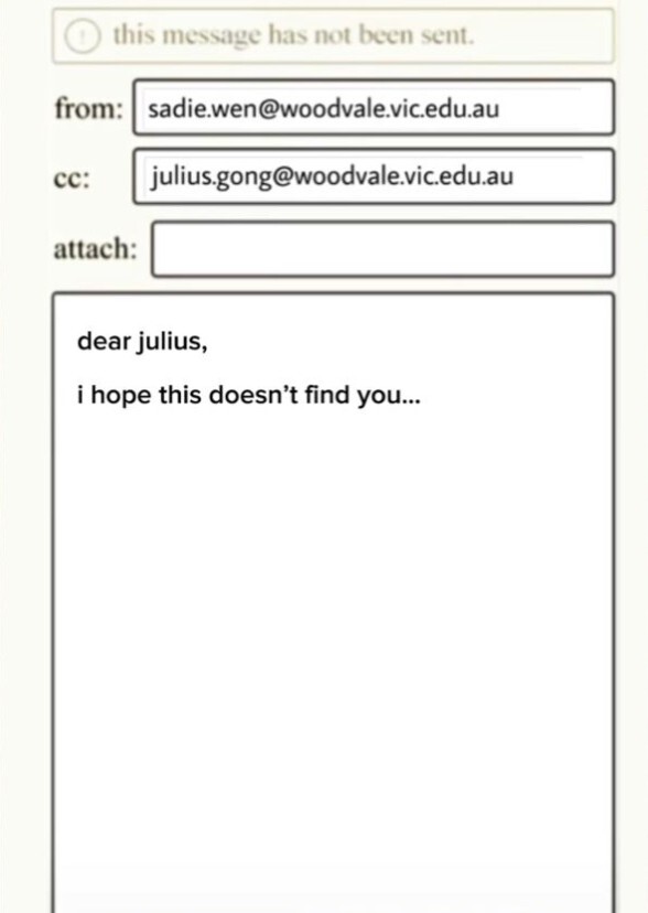 I hope this doesn't find you
