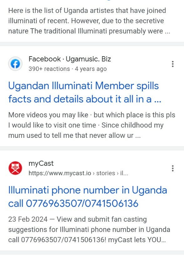 ILLUMINATI AGENT IN CALL+256776963507/0741506136 Fan Casting on myCast