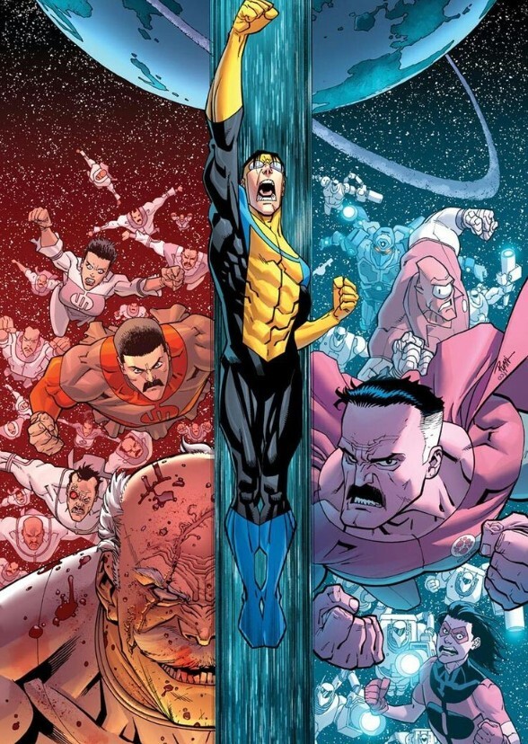 Invincible Characters replaced by DC characters