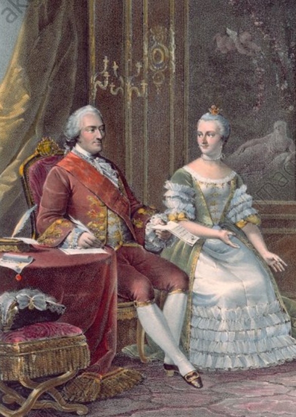 Jeanne and Louis XV