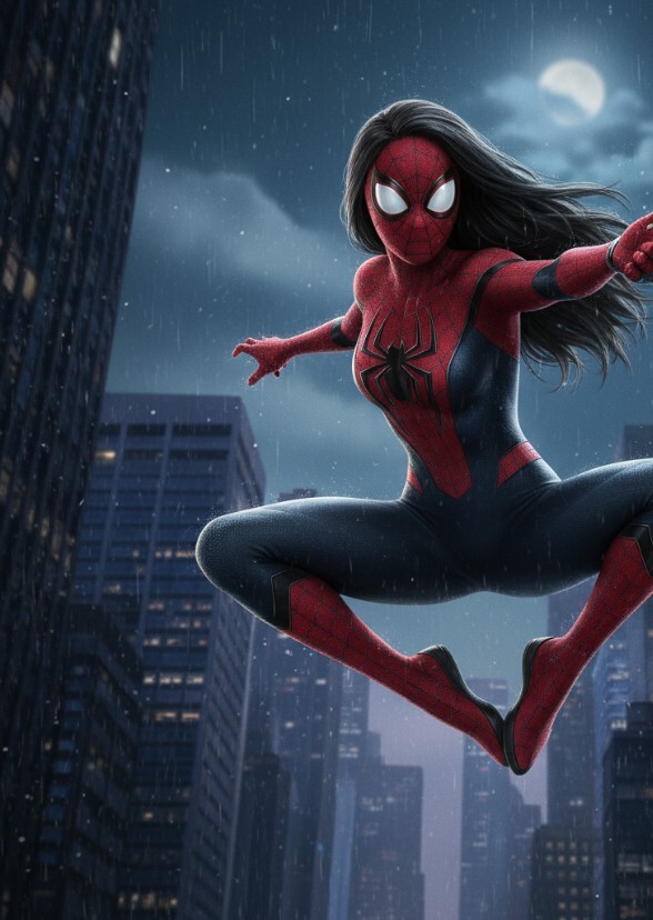 Jenna Ortega A's spider woman Jessica Drew.