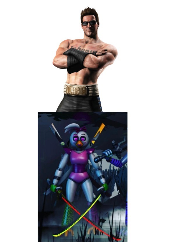 Johnny Cage meets Glamrock Chica