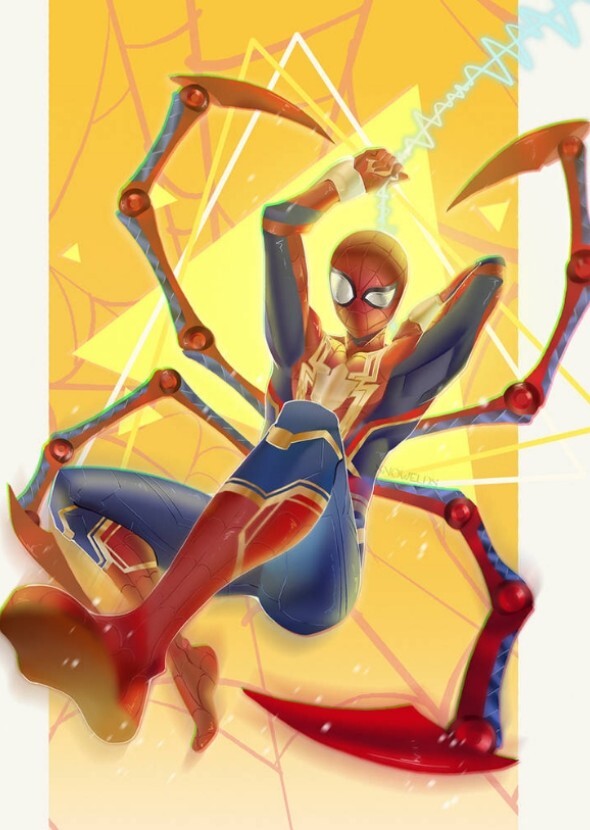 Josh Keaton and iron spider man