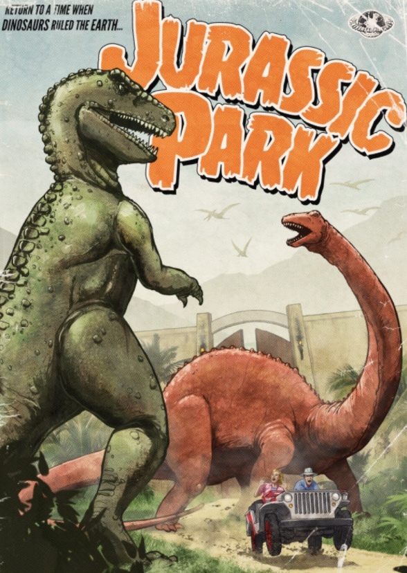 Jurassic Park (50's/60's Version)