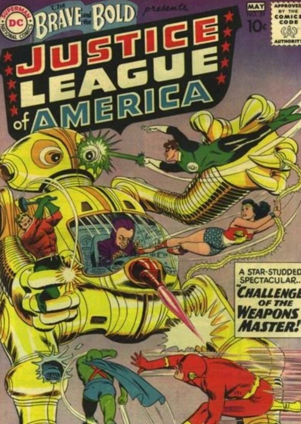 Justice League of America: "Challenge of the Weapons Master!"
