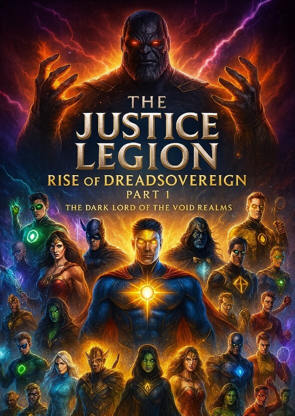 JUSTICE LEAGUE RISE OF DREADSOVEREIGN PART 1 THE DARK LORD OF THE VOID REALMS