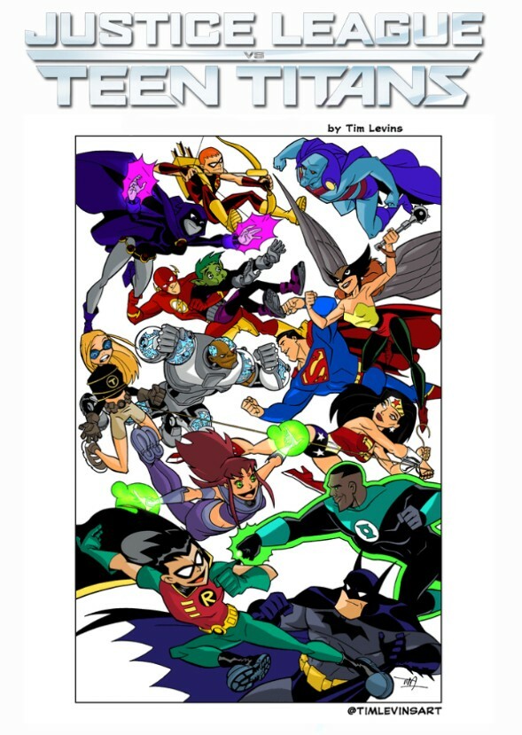 Justice League Vs Teen Titans