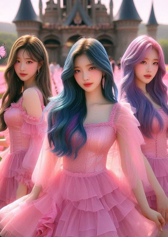 K-pop Princesses hunter triplets