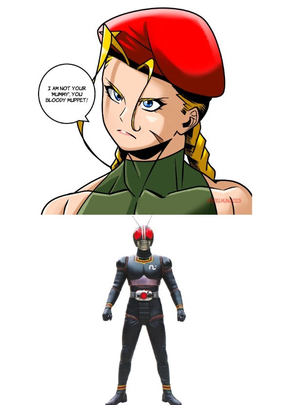 Kamen Rider Black, but it’s Cammy