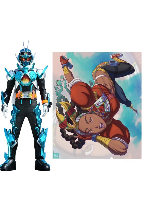 Kamen Rider Gotchard, but it’s Kimberly Jackson