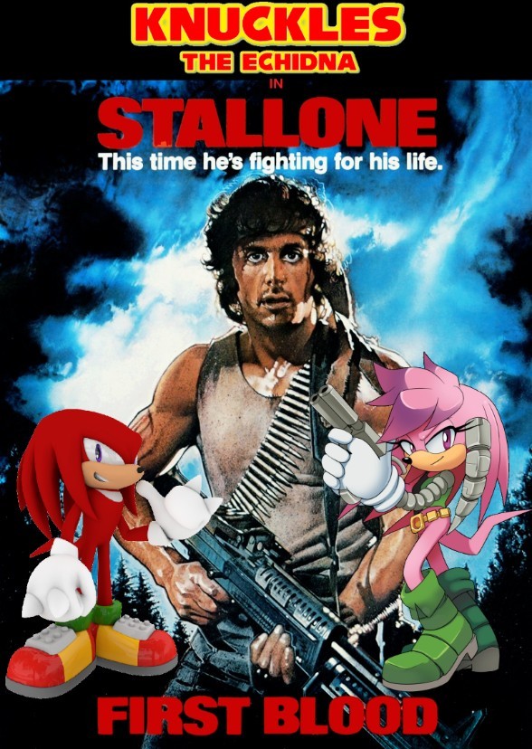 Knuckles in First Blood
