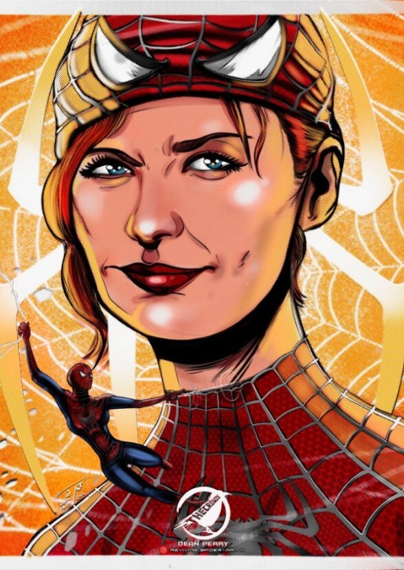 Kristen dunst as spider woman MJ