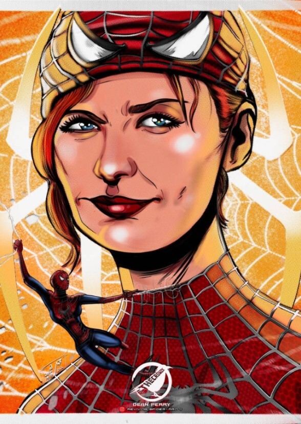 Kristen dunst as spider woman MJ