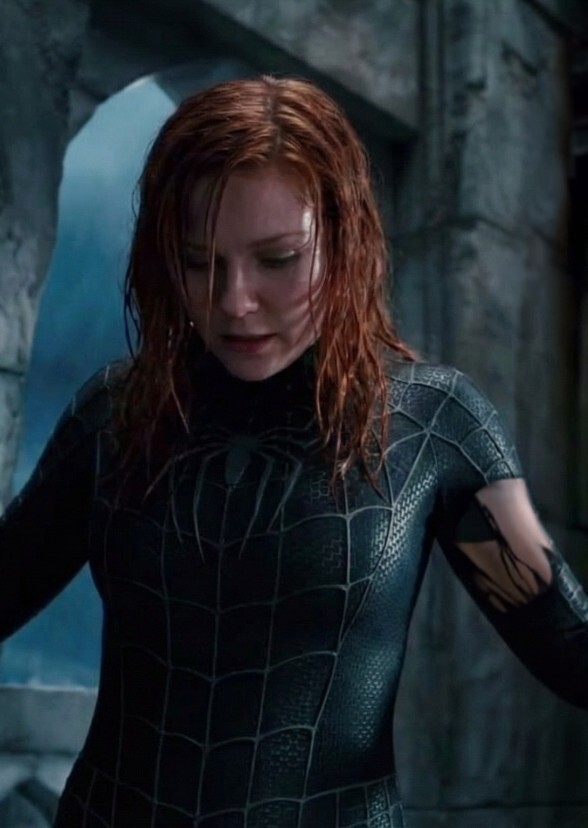 Kristen dunst as spider woman MJ venom
