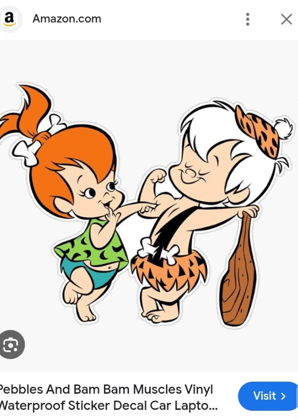 Krypto the runt pebbles and Bam Bam