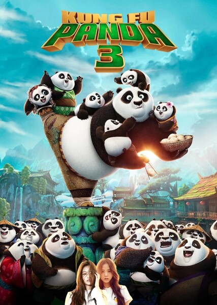 Kung Fu Panda 3: Jennie & Jisoo Blackpink Edtion Fan Casting Poster