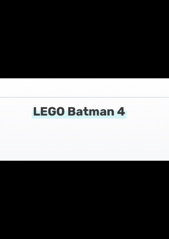 LEGO Batman 4 : Dark Knights Metal