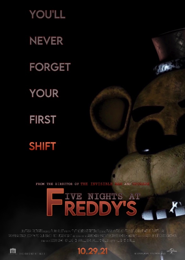 Freddy Fazbear Fan Casting For Leigh Whannell S Five Nights At Freddy S