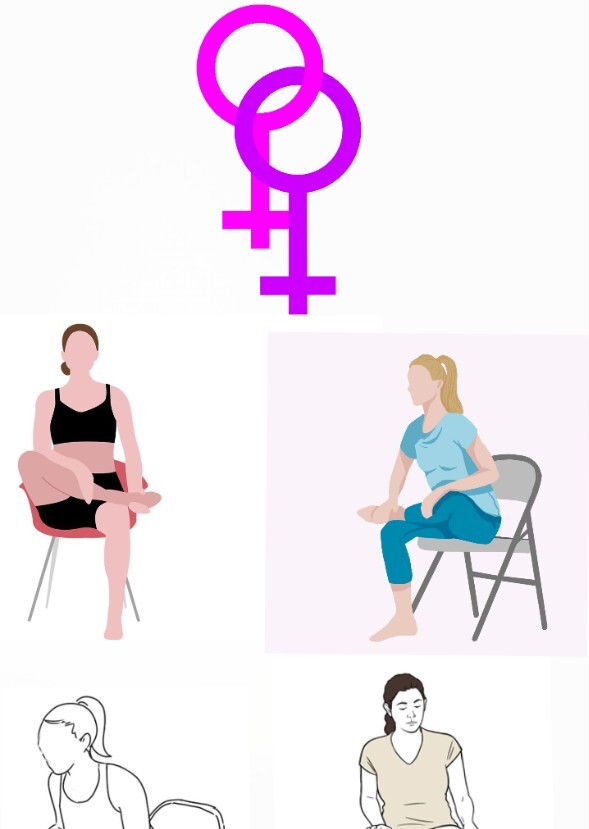 Lesbian Gals Sitting Like A Male