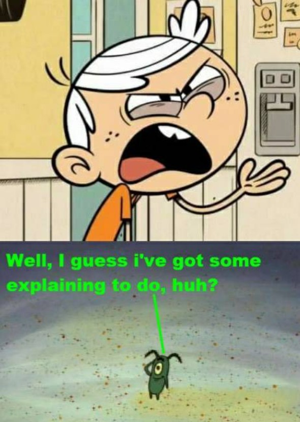Lincoln Loud vs Plankton but it's actually just Batman V Superman