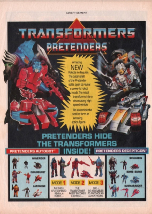 Male Characters as Transformers Pretenders