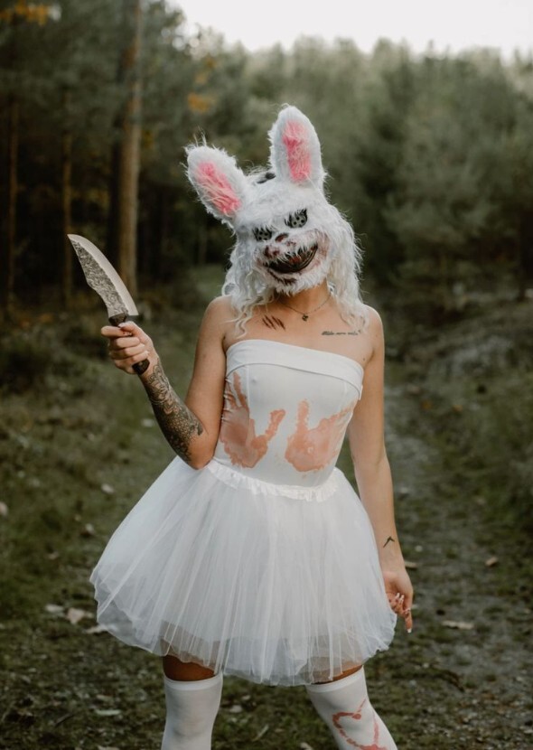 Mallory, the Rabbit Mask Killer in Halloween Night