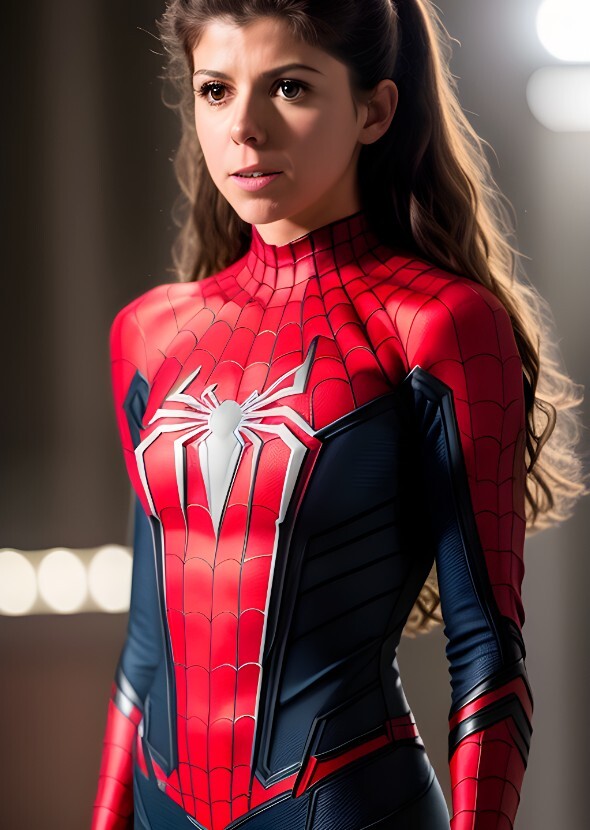 Mariah Carey as spider mam.