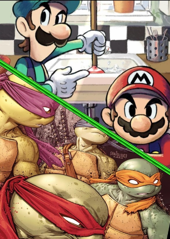 Mario Bros / TMNT: Sewer Chaos