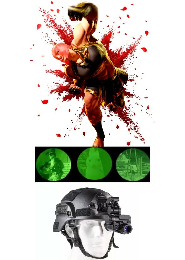 Marisa’s night vision goggles