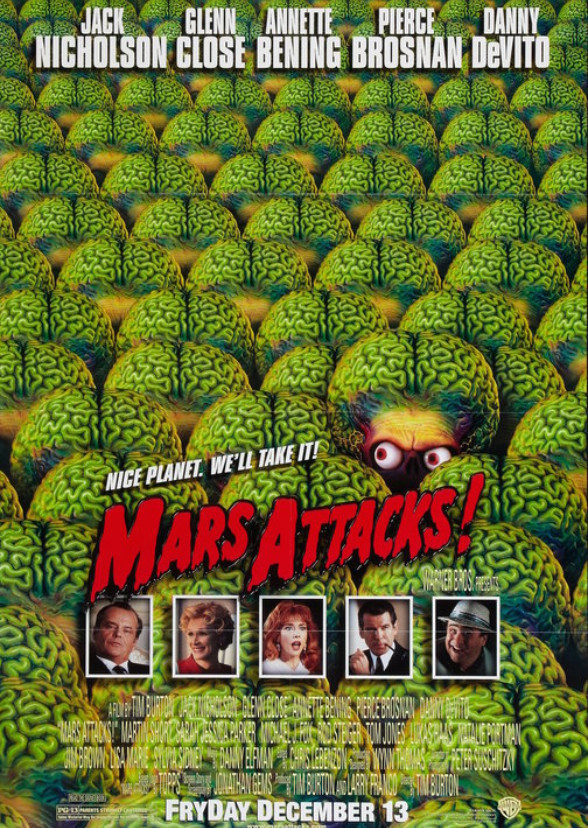 Mars Attacks! (Paramont Pictures, Martin Scorsese)