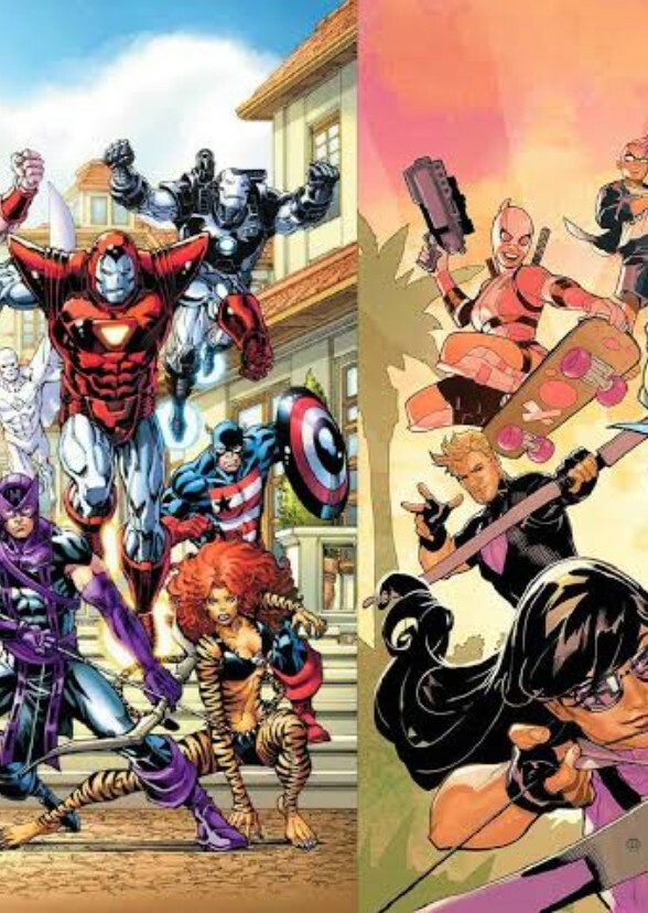 Marvel's West Cost Avengers members 