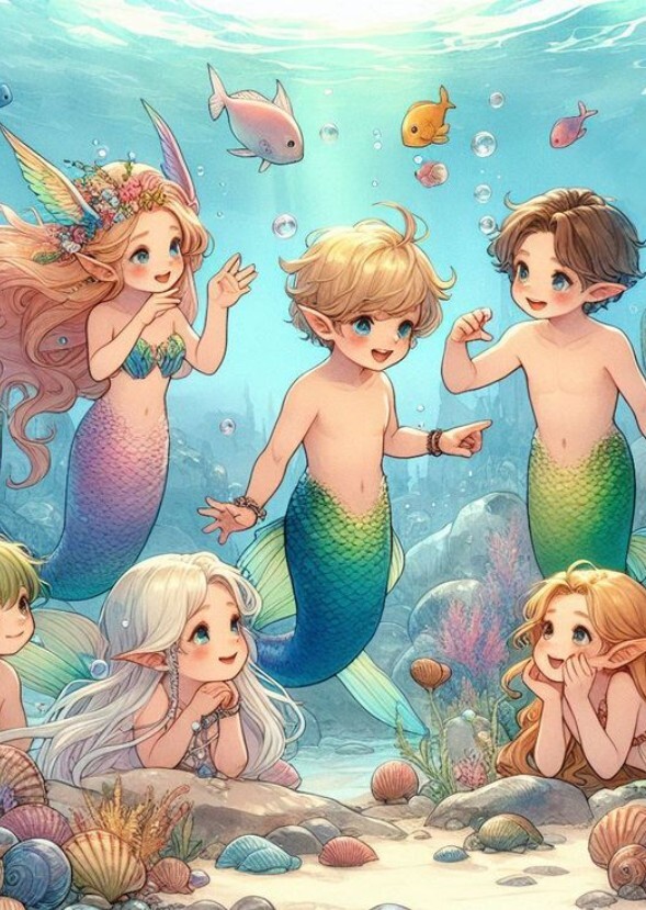 Mermaid and Merman characters good to evil