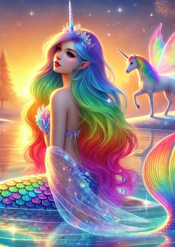 Mermaids Powers rainbow