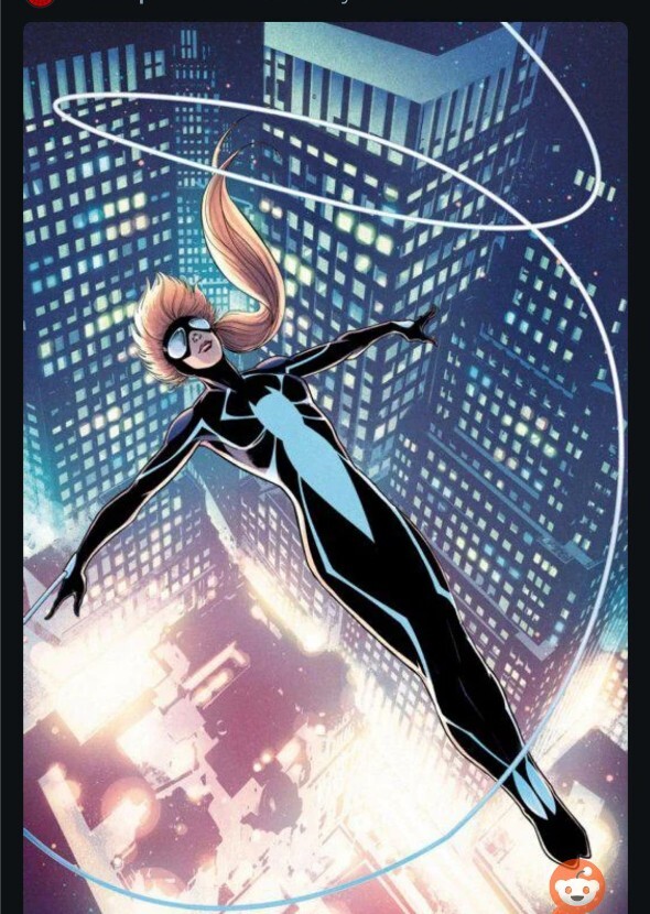 Min Lia as arna Anya corazon spider girl variant 2