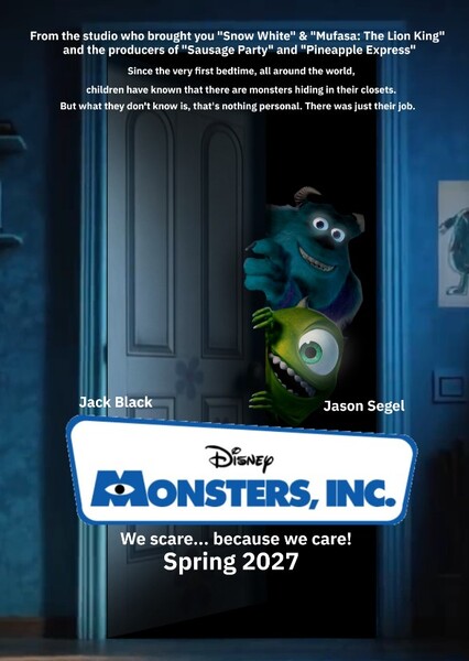 Monsters, Inc. (2027) Fan Casting Poster