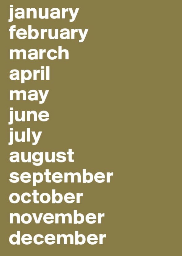 Months of the Year with Thomas characters