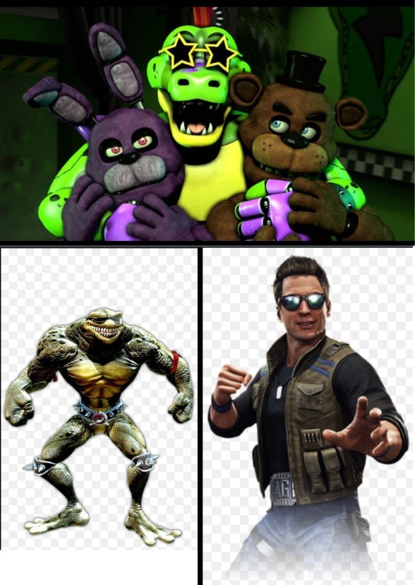 Monty and Johnny Cage meet Rash