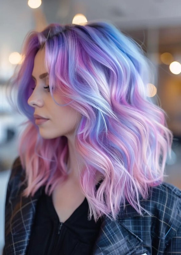 Multicolor hair characters from decades?