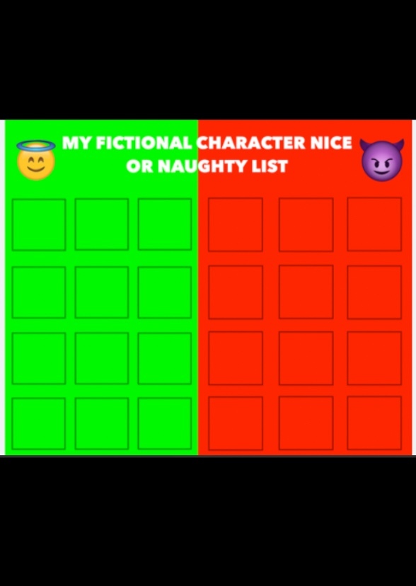 My Nice List and Naughty List