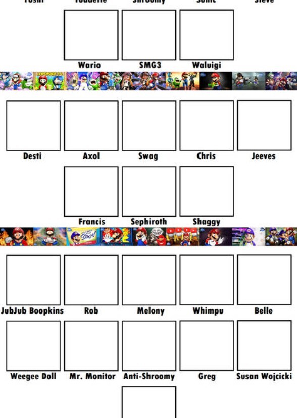 My SMG4 Cast Meme