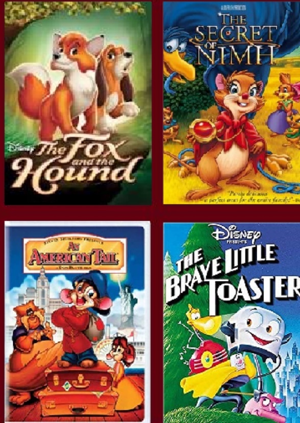 Nominees for Best Animated Films. Pre-2001.