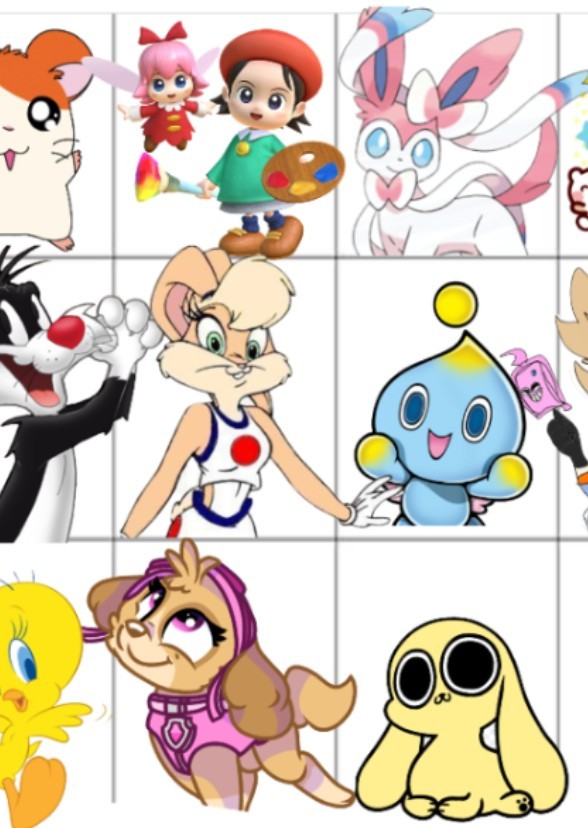 Olivia's Cartoon & Fictional Squad
