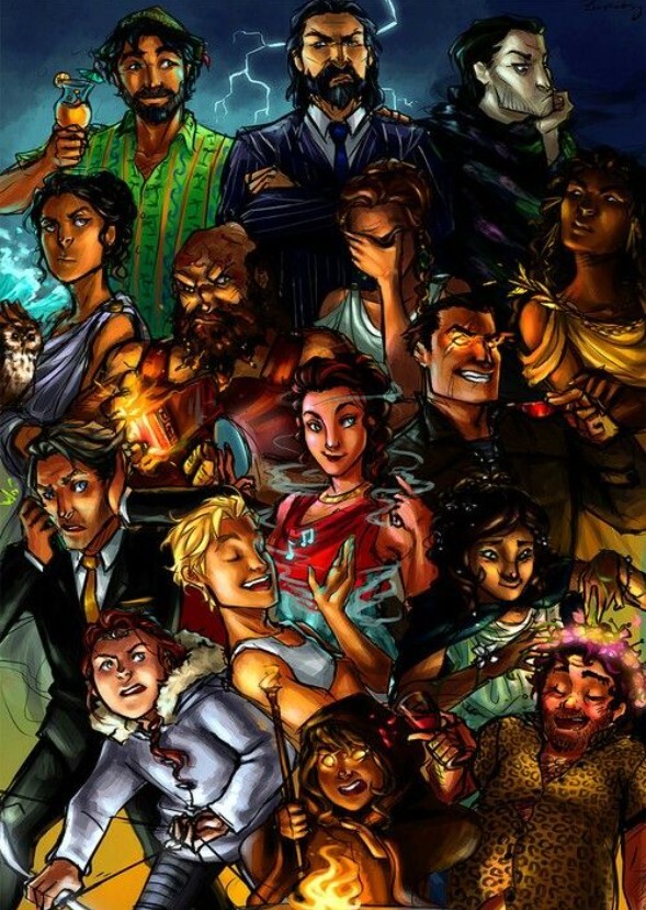 PJO's Olympian Gods