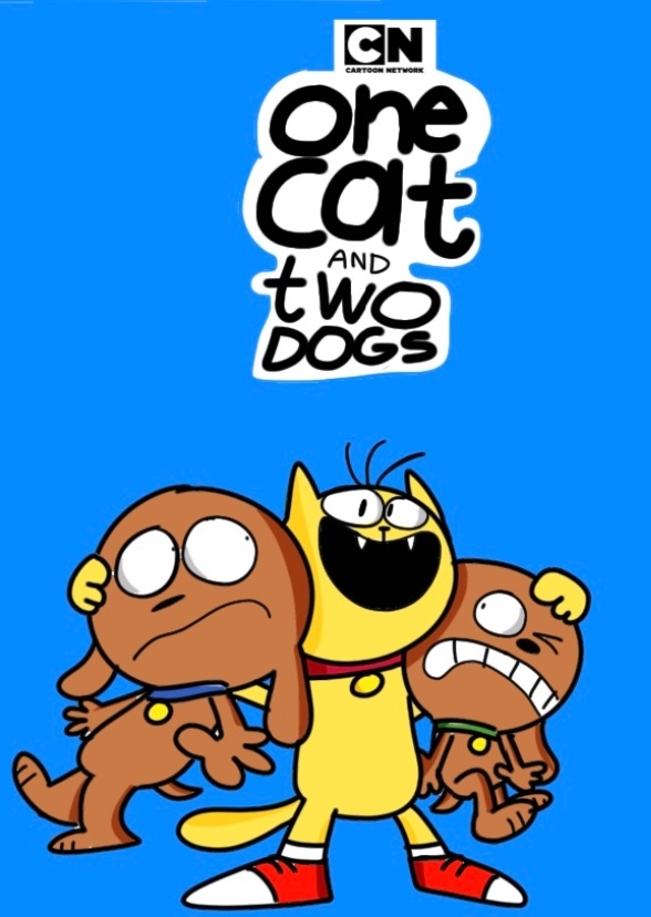 One Cat and Two Dogs
