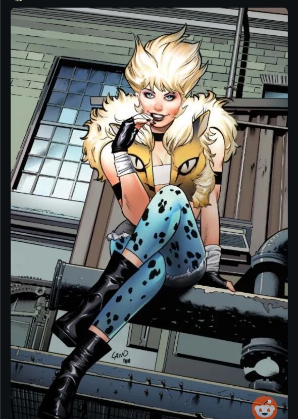 Oprah as kraven the Hunter Gwen
