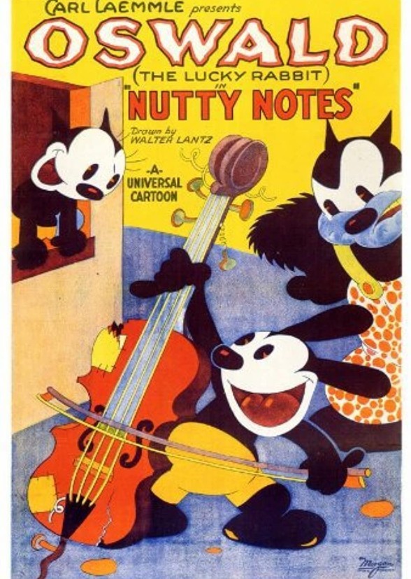 Oswald the Lucky Rabbit In "Nutty Notes" (1929)