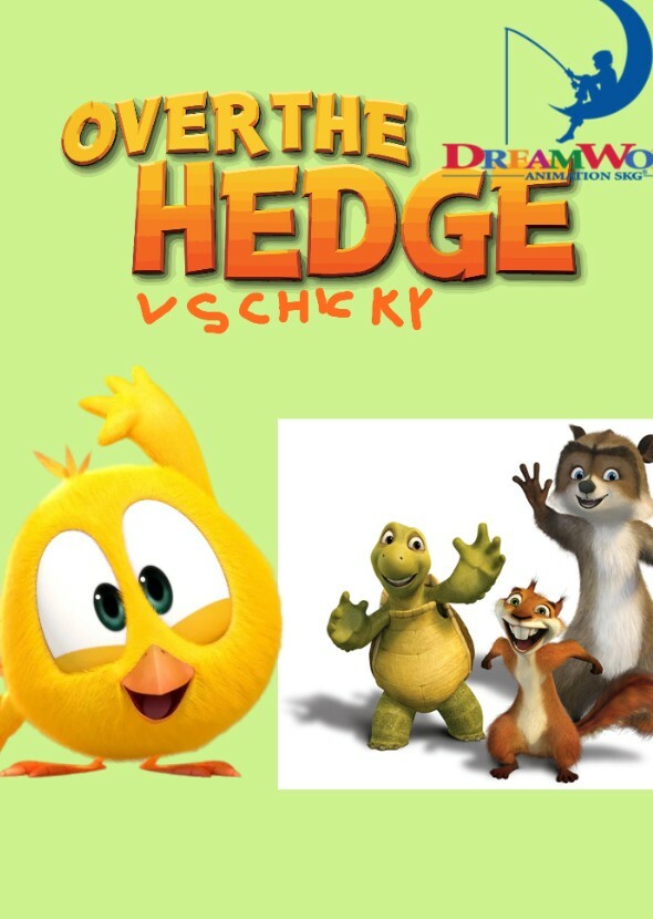 Over the hedge vs chicky