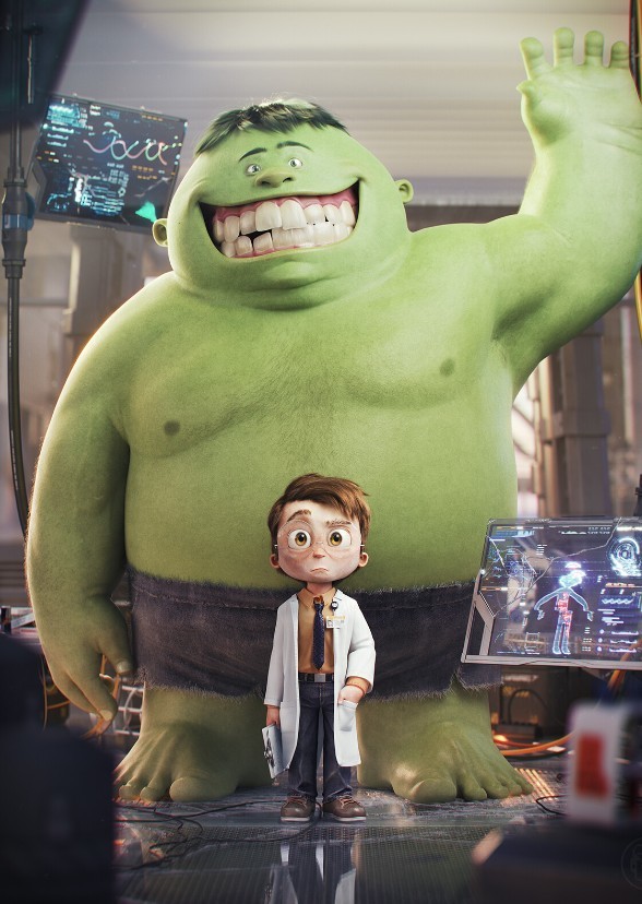 Pixar's Hulk