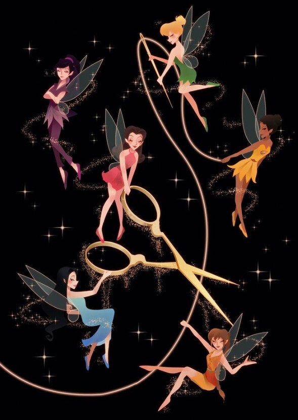 Pixie Hollow Fairies