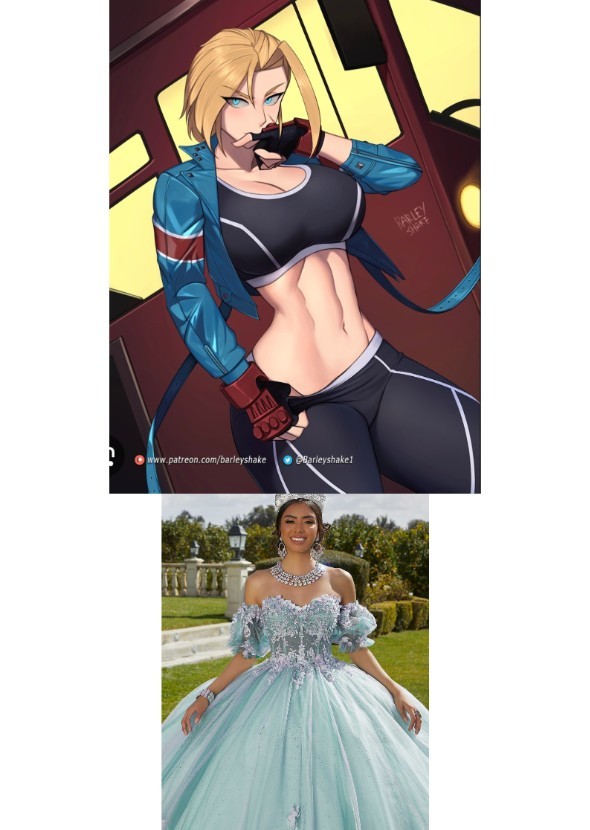 POV: Cammy and you in a Quniceanera